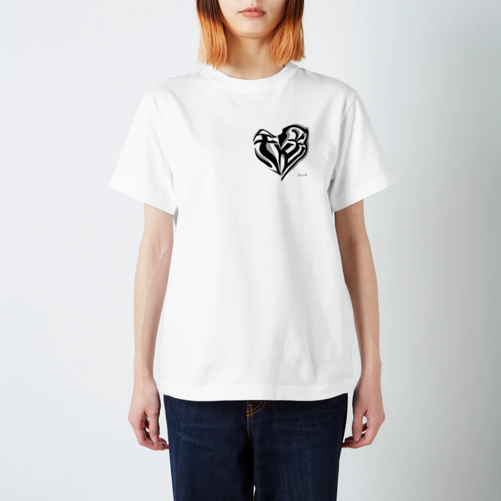 ねこふく本舗の鋼のメンタル Regular Fit T-Shirt