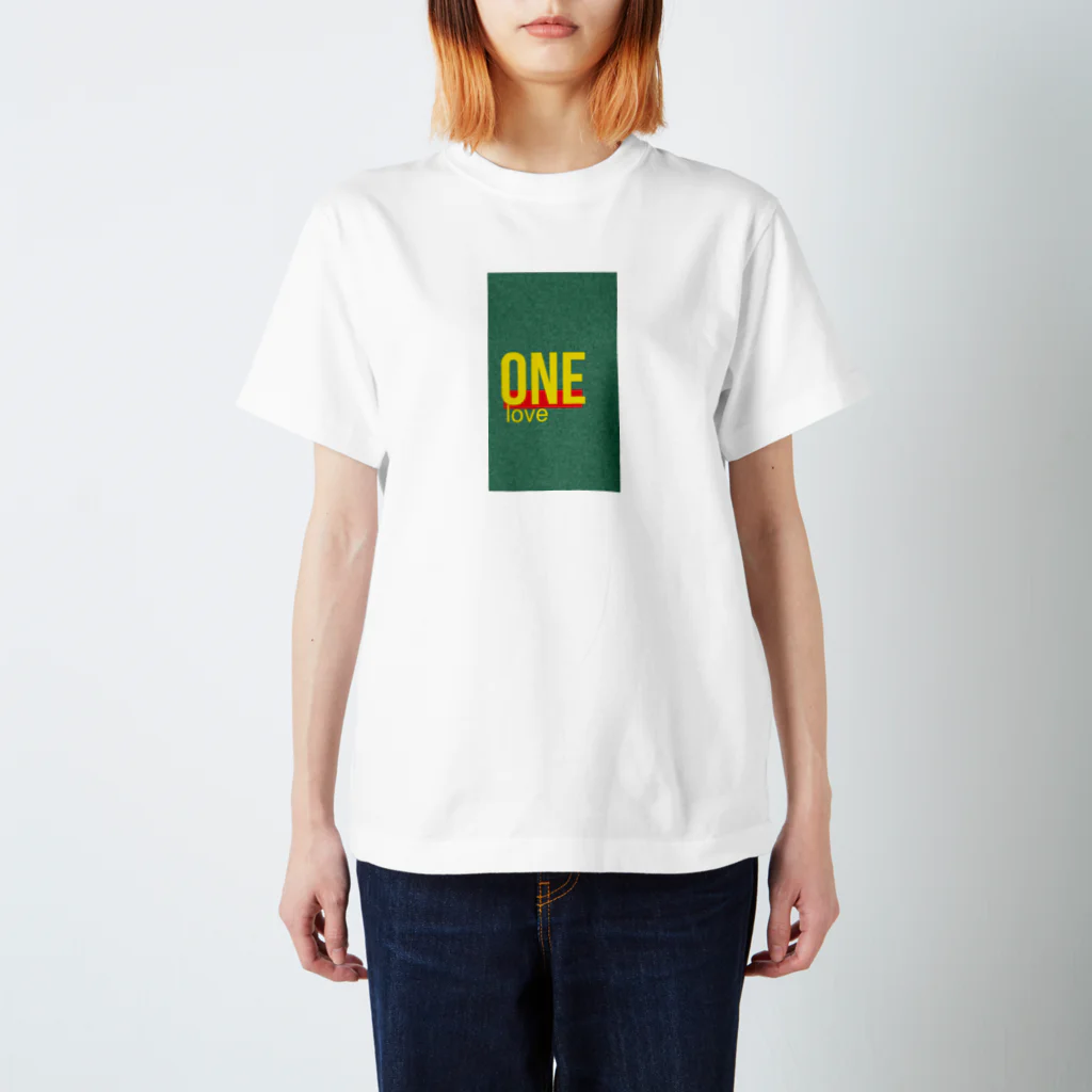 thing_workのone love project スタンダードTシャツ