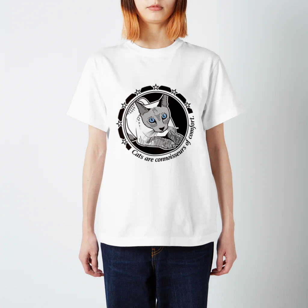 AnotherCreativeAreaのCats are connoisseurs of comfort.(Another Ver.) スタンダードTシャツ