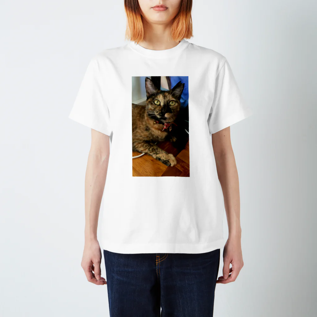 sayuri Nagashimaのサビ猫さびちゃん Regular Fit T-Shirt