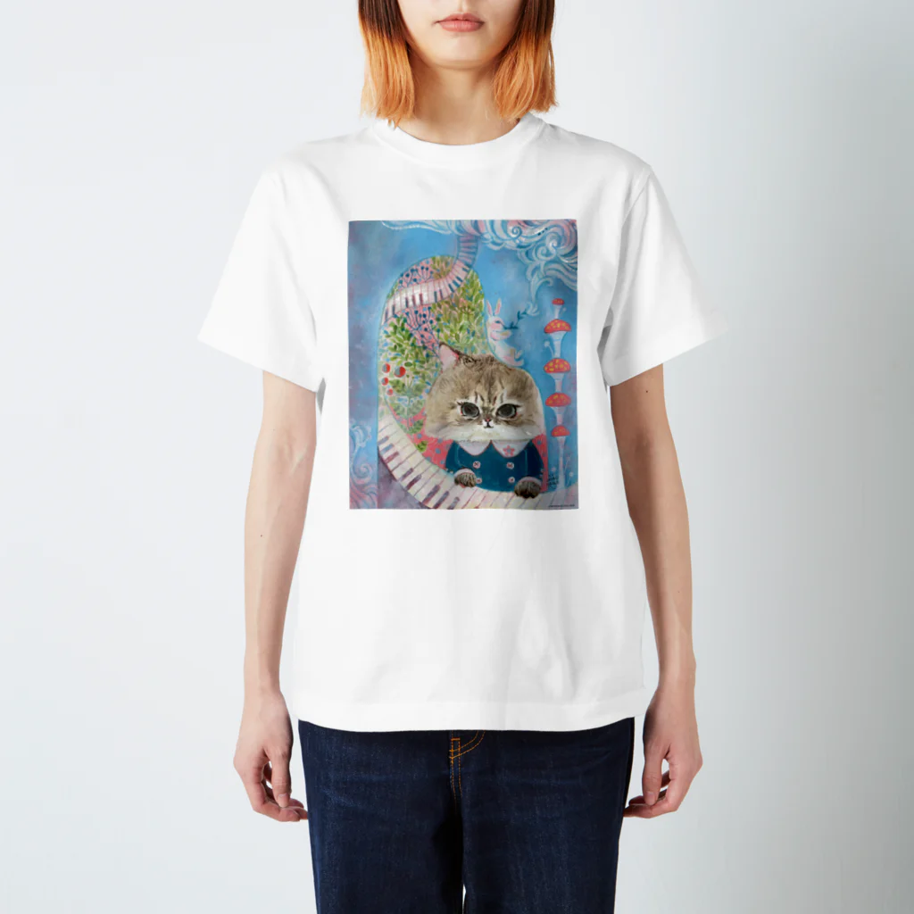 wokasinaiwoのならないピアノ Regular Fit T-Shirt