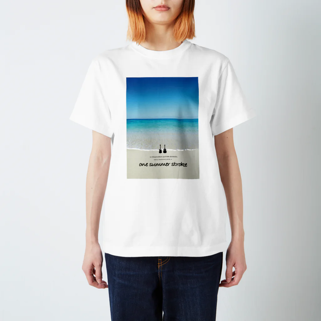 luvcat designの萩原悠ギター教室 ワンサマイメージ(SIDE-SKY) Regular Fit T-Shirt