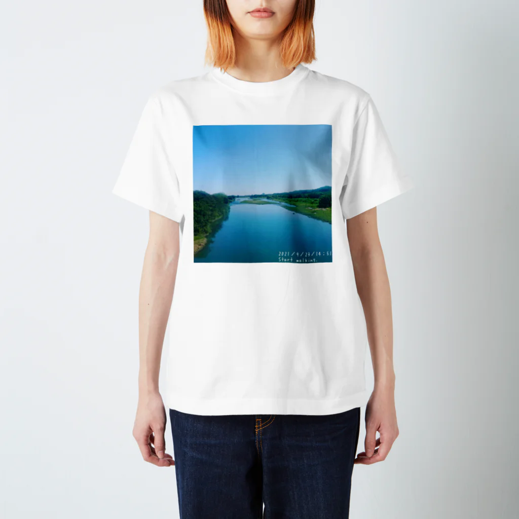 studio applauseのStart walking.(歩きます。) Regular Fit T-Shirt