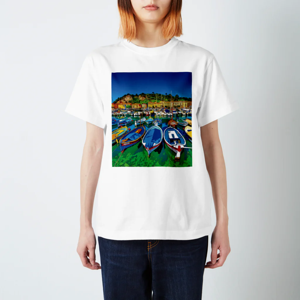 GALLERY misutawoのフランス コート・ダジュール スタンダードTシャツ