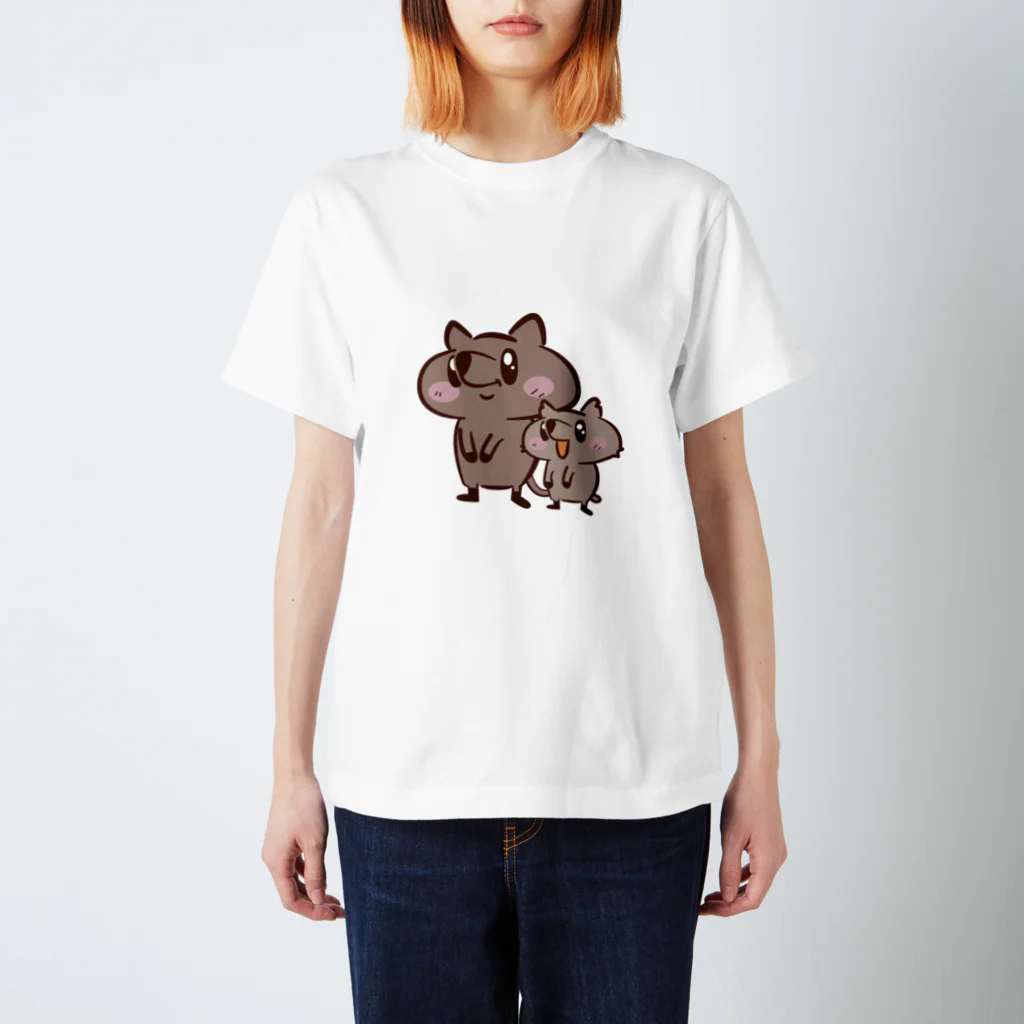 ゆるクアッカのゆるクアッカ スタンダードTシャツ