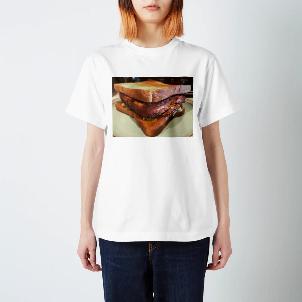 JUNK FOOD VENDORのベーコンエッグサンドイッチ スタンダードTシャツ