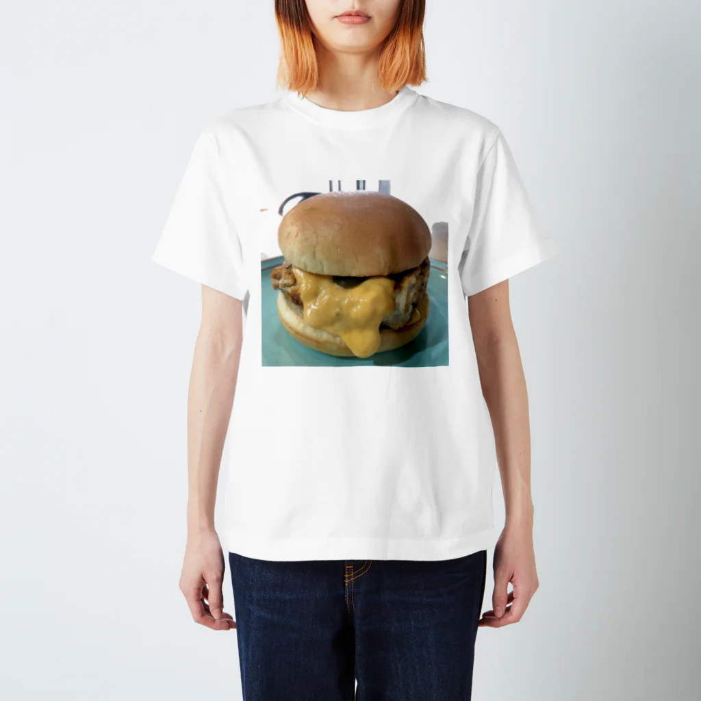 JUNK FOOD VENDORのナチョチーズチキンバーガー スタンダードTシャツ