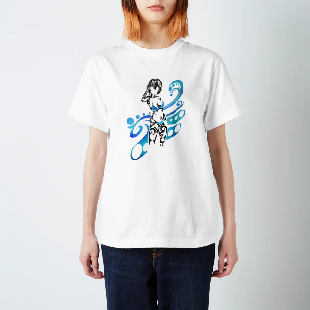 THE禅のSUMMER‐GIRL Regular Fit T-Shirt
