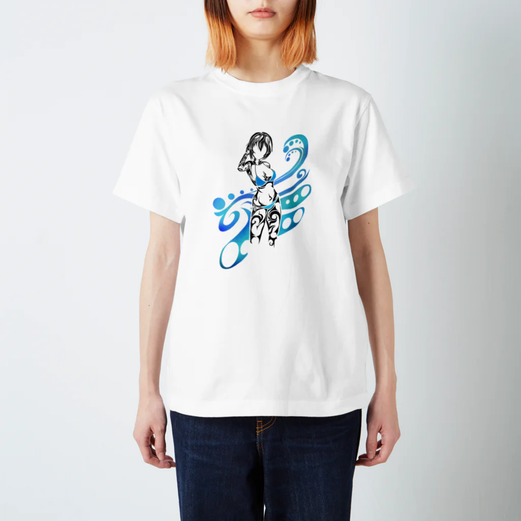 THE禅のSUMMER‐GIRL スタンダードTシャツ