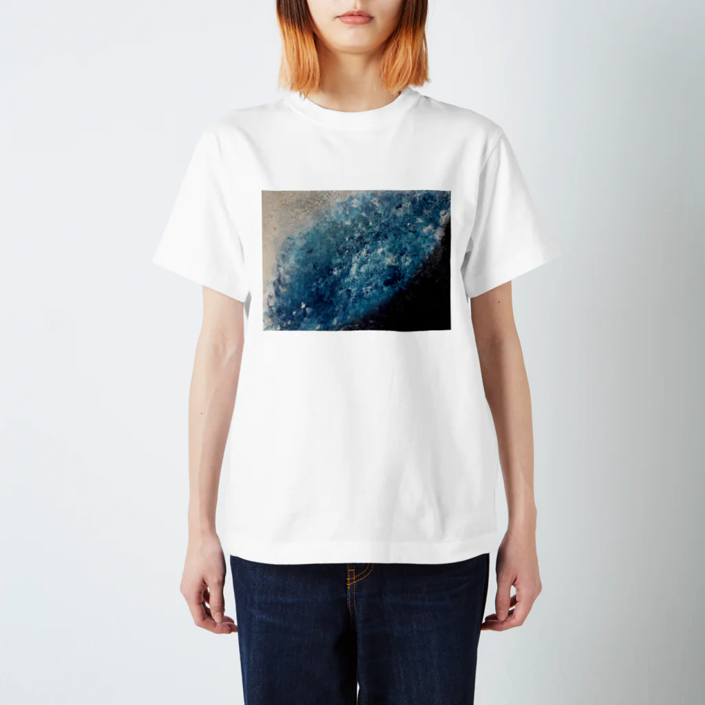 bluebird のswirlcolorいつかの風景 Regular Fit T-Shirt