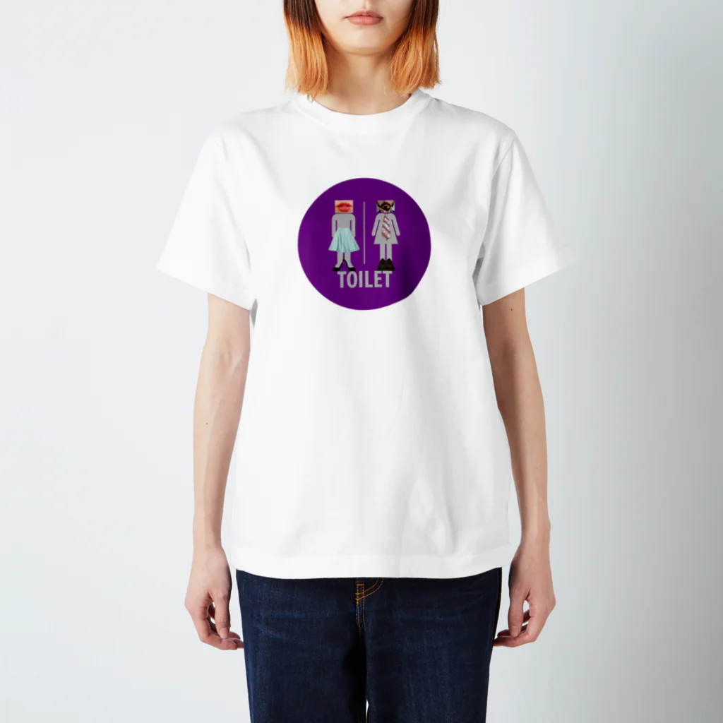 【 M DESIGN 】のWhere is my WC? スタンダードTシャツ