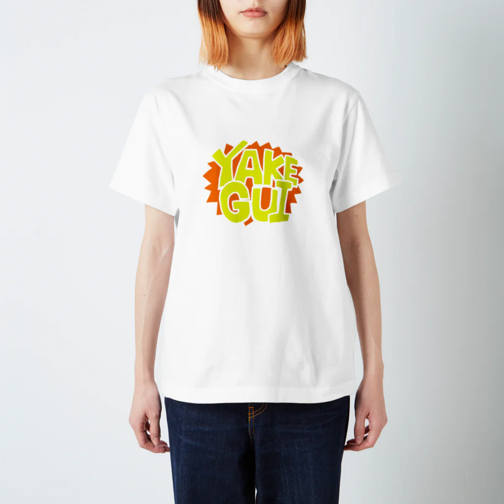 megayukinaのYAKEGUI Regular Fit T-Shirt