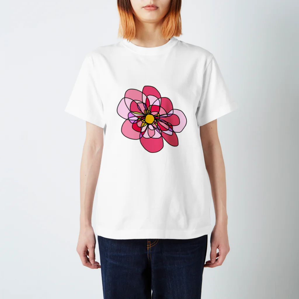 harunapenoの花Hana スタンダードTシャツ