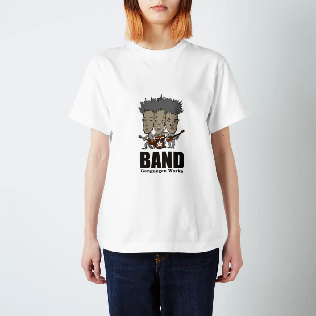 GANGUNGAN WARKSのバンド Regular Fit T-Shirt