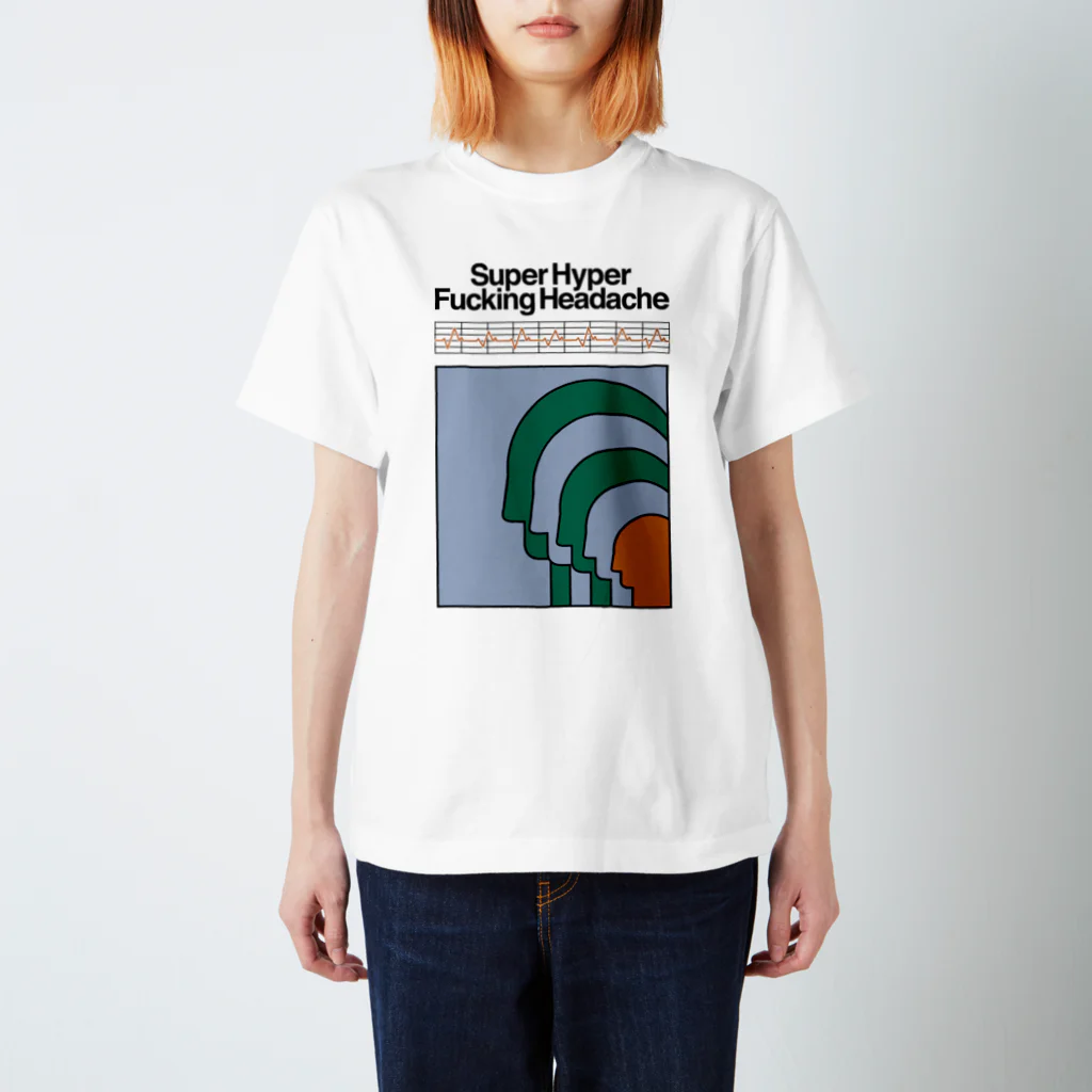 Parallel Imaginary Gift ShopのSuper Hyper Fucking Headache Regular Fit T-Shirt