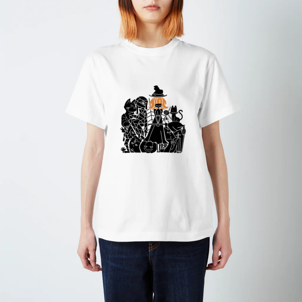 にぴきのハロウィーンのみんな スタンダードTシャツ