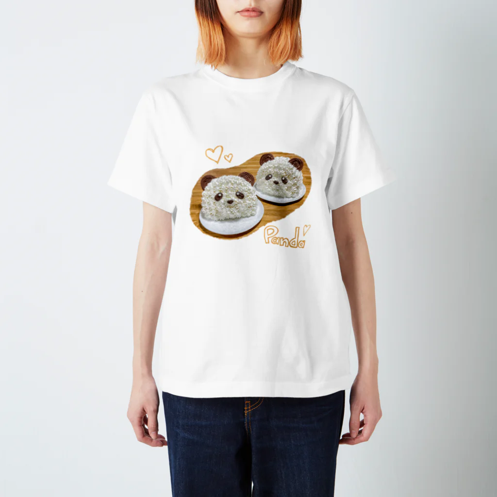 OKASI NA PANDAのぱんだＴ　OKASI NA PANDA Regular Fit T-Shirt