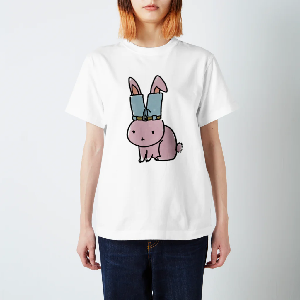 イモコムギコのズボンうさぎ Regular Fit T-Shirt