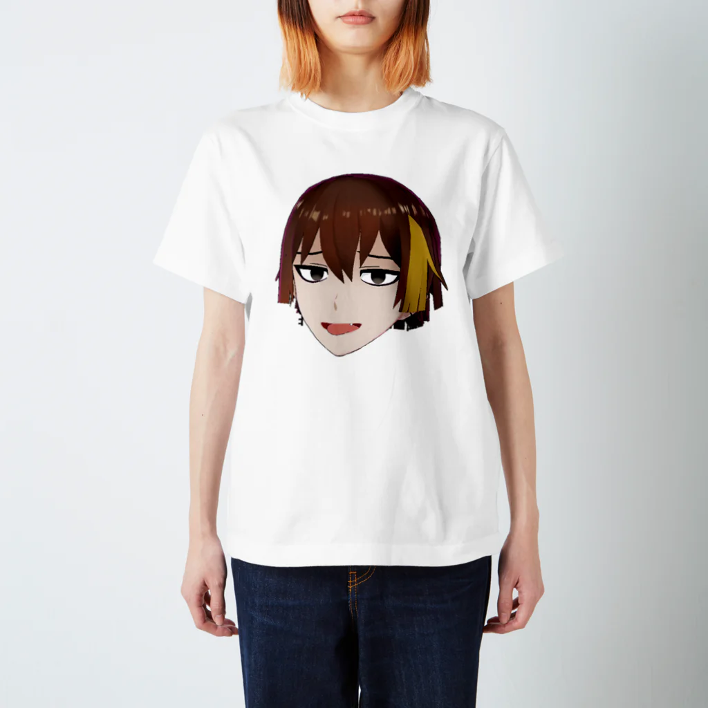 竹相カギのゴミフリマのKAGI’s FACE スタンダードTシャツ