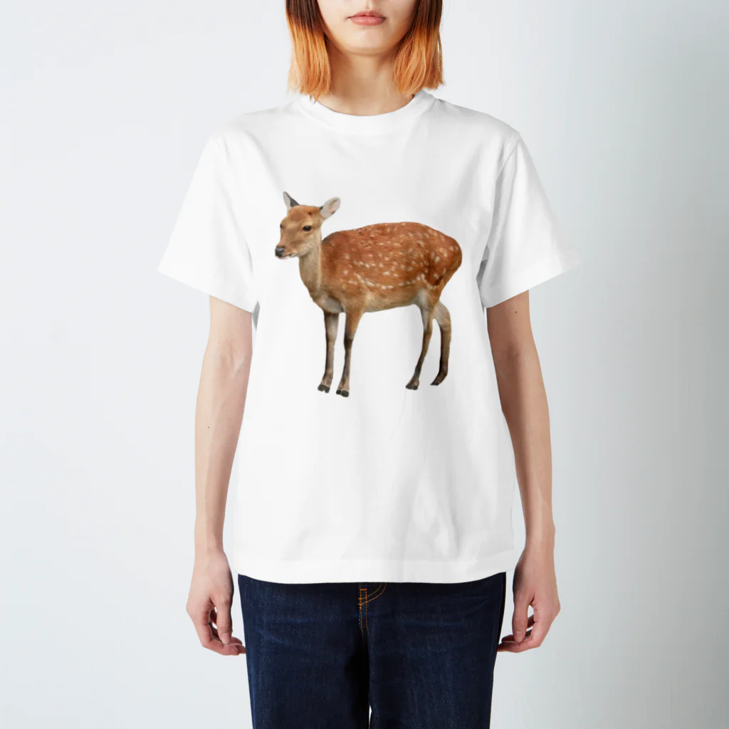 いきもの大好き！ほほえみフレンズのシカが大好きな人の為のアイテム Regular Fit T-Shirt