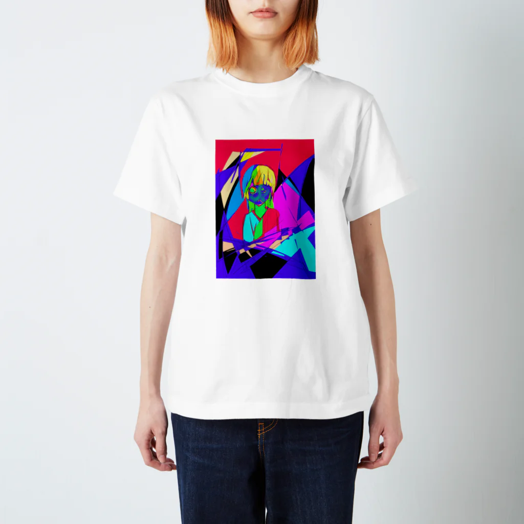 鶴見八幡堂の鮮やか少女 スタンダードTシャツ