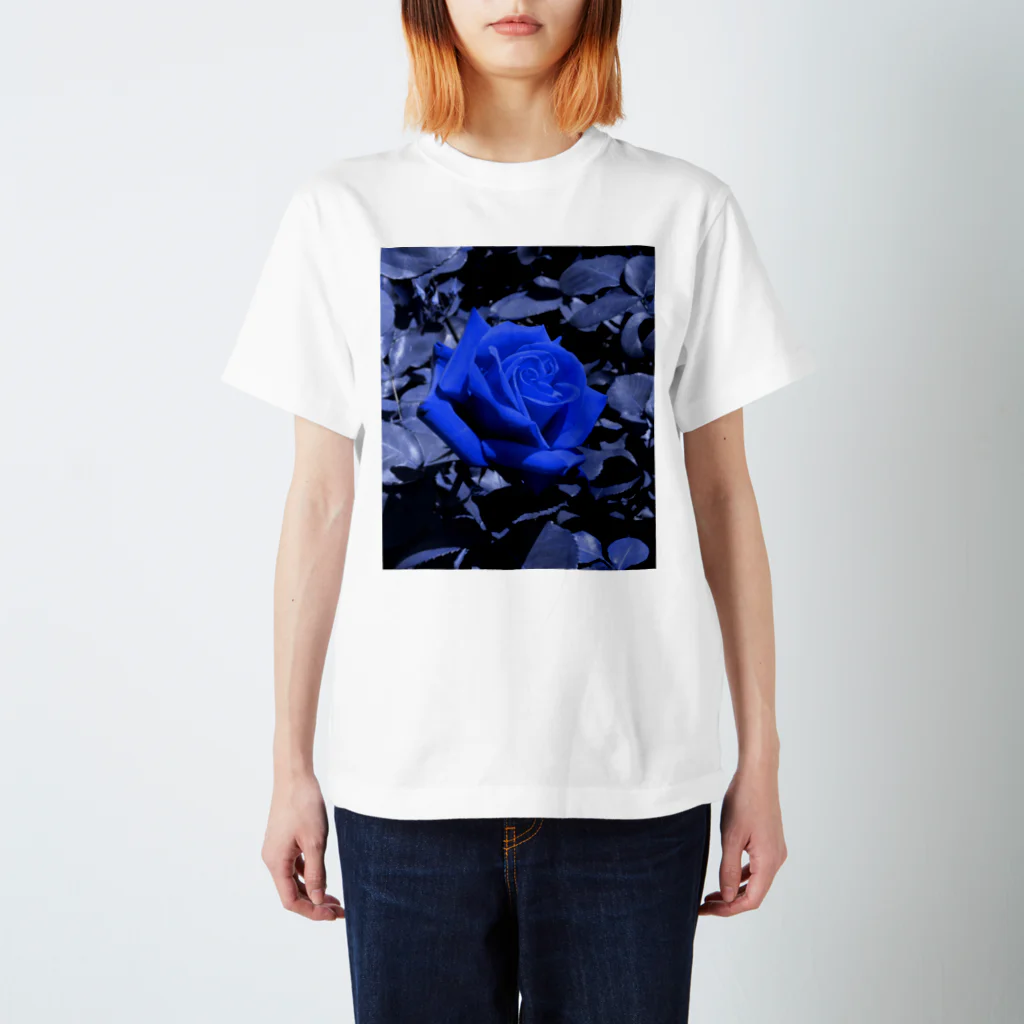 hsh2006のRose(Blue) スタンダードTシャツ