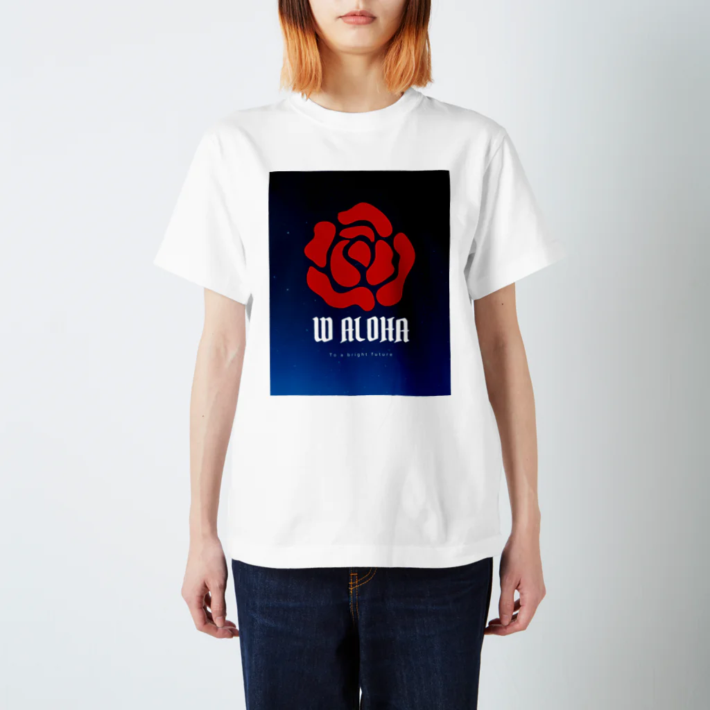 W ALOHAのな Regular Fit T-Shirt