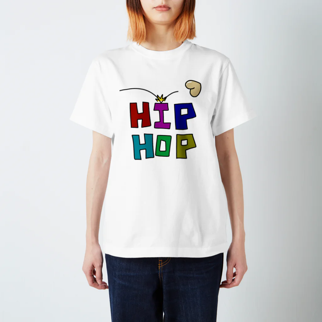 麦畑のHIPHOP スタンダードTシャツ