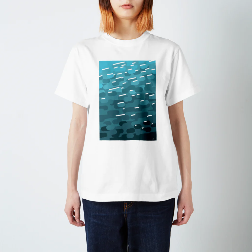 >>>>> Abstractive SERIES <<<<<のreflection Regular Fit T-Shirt