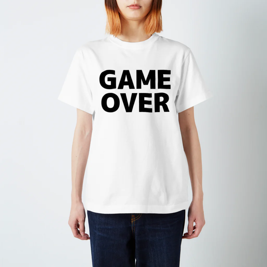 TOKYO LOGOSHOP 東京ロゴショップのGAMEOVER-ゲームオーバー- Regular Fit T-Shirt