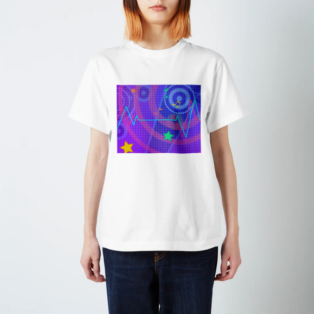 pzのpurple sound スタンダードTシャツ