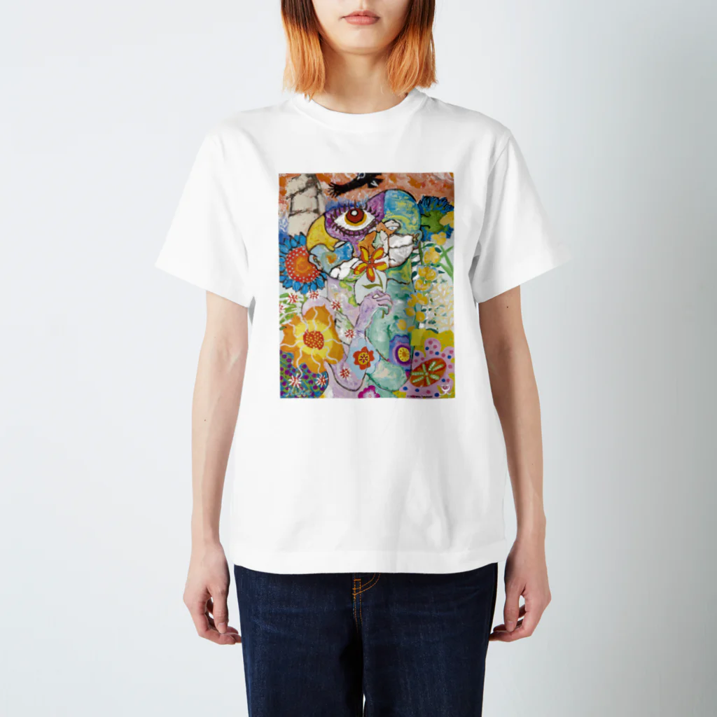 天才アートKYOTOの髙橋美佳「地獄の接吻」 スタンダードTシャツ