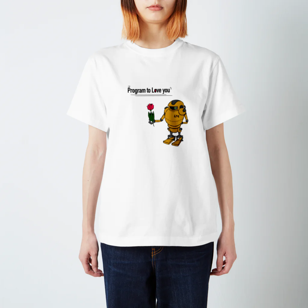 にじいろルークスのprogram to love you Regular Fit T-Shirt