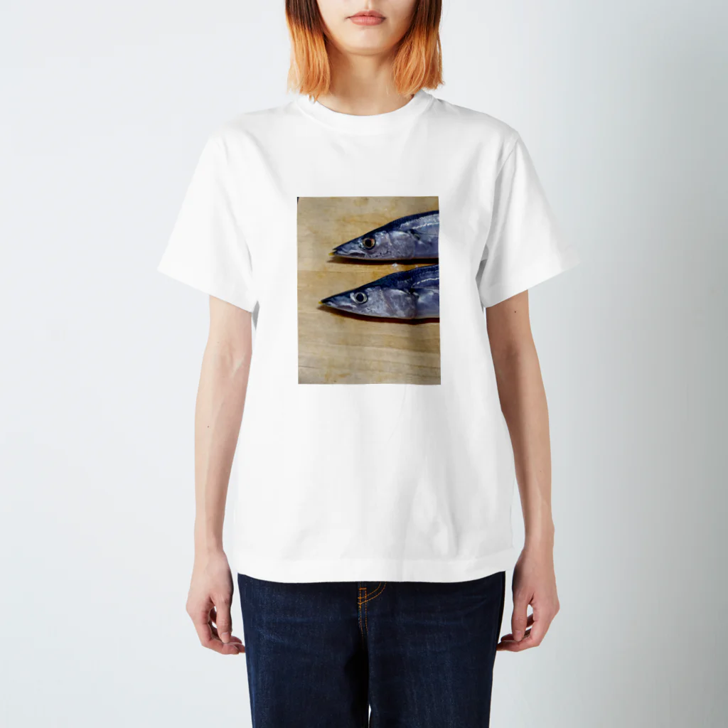 mashu丸の秋刀魚 Regular Fit T-Shirt