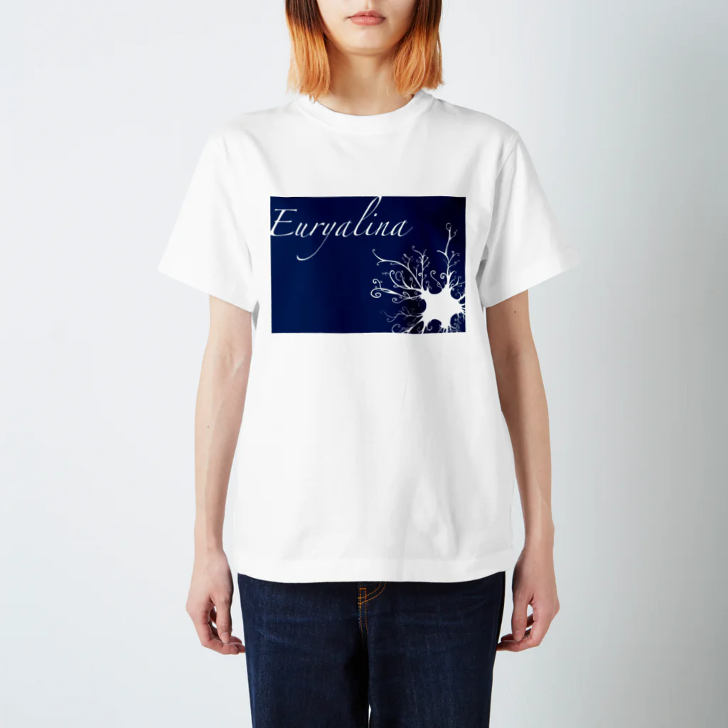 海の生き物のお店～MeriMarMare(ﾒﾘ･ﾏﾙ・ﾏｰﾚ)〜のテヅルモヅルTシャツ-紺- Regular Fit T-Shirt