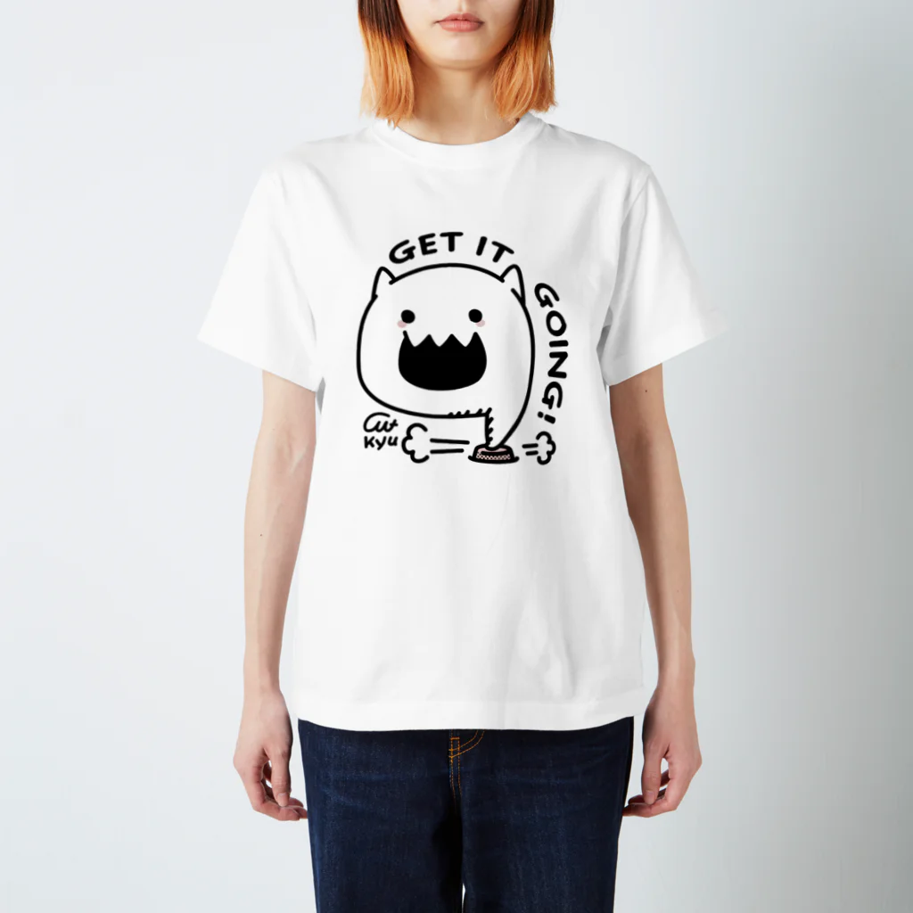 イラスト MONYAAT のやるきボタンA Regular Fit T-Shirt