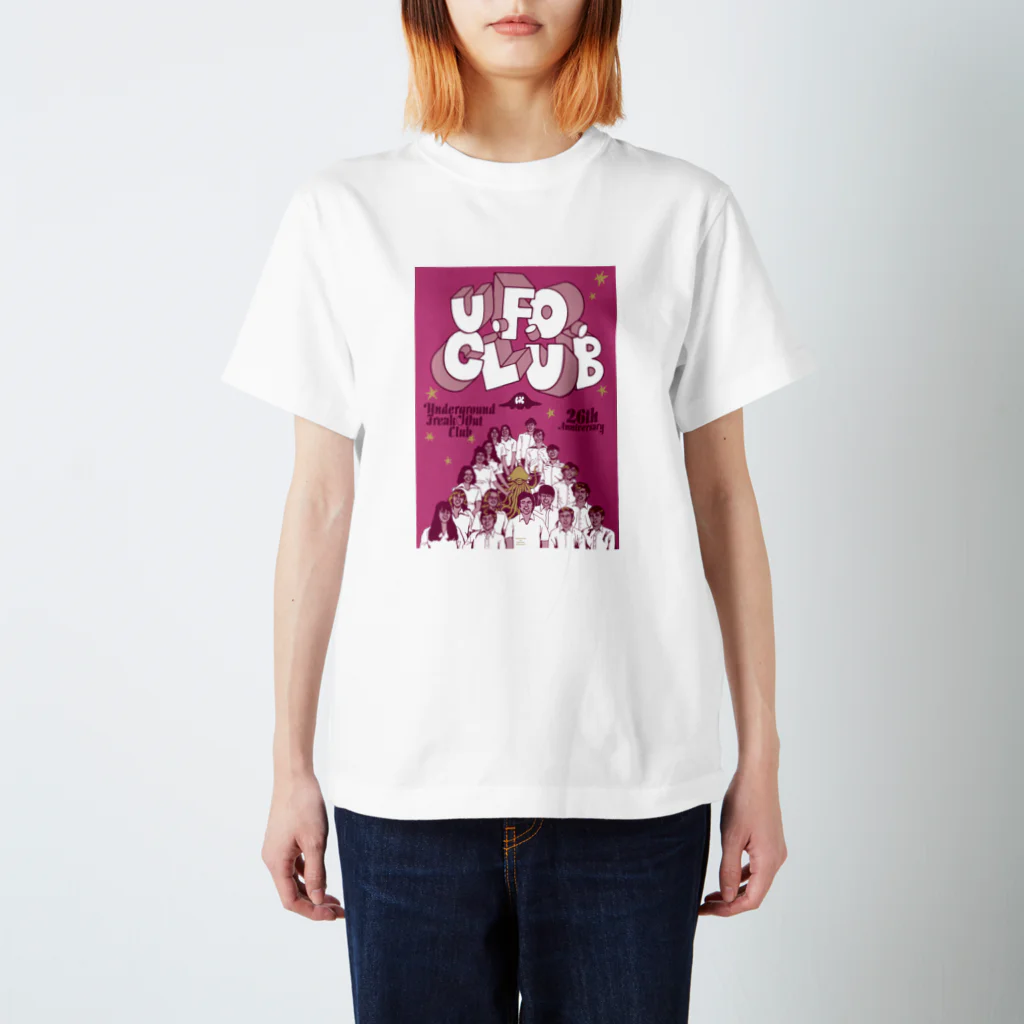 東高円寺U.F.O.CLUB webshopのU.F.O.CLUB 26th Anniversary オリジナルTシャツ スタンダードTシャツ