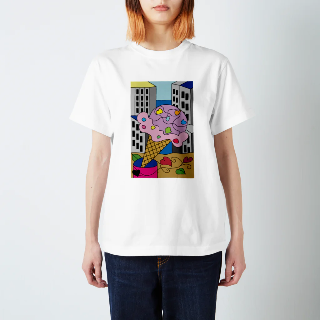 Blupiggのアイスクリーム Regular Fit T-Shirt