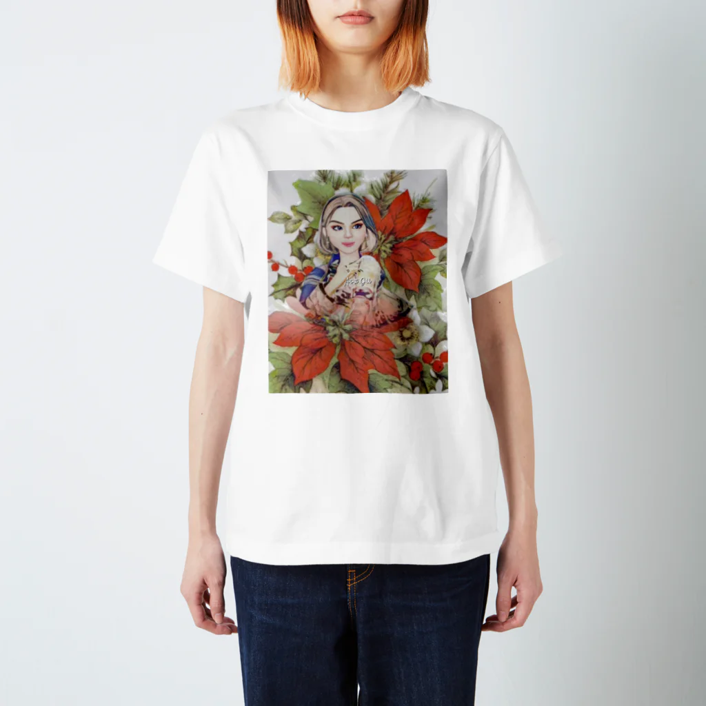 【ホラー専門店】ジルショップの絵画風ジルアート スタンダードTシャツ