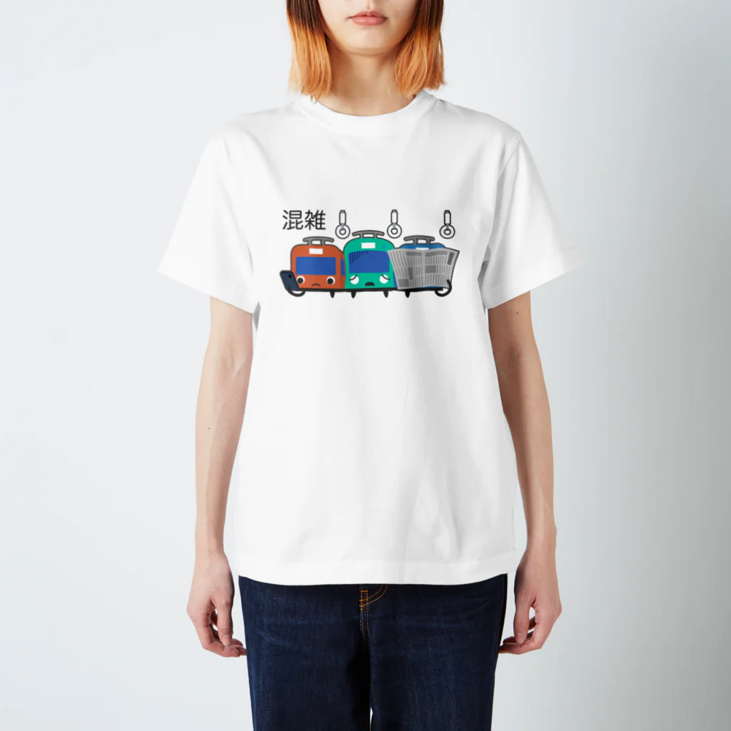 ぴえん🥺東京の混雑 スタンダードTシャツ