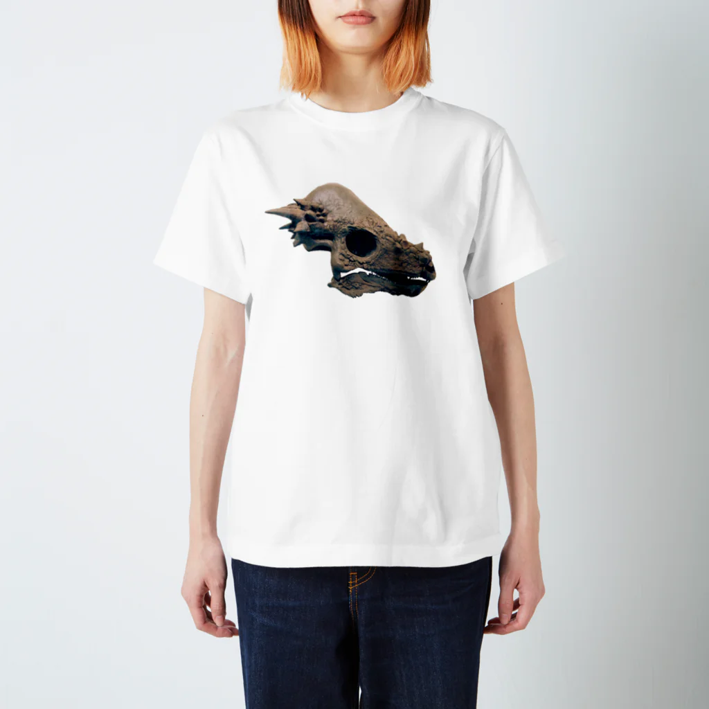 Rubbishのパキケファロサウルス 頭骨 Regular Fit T-Shirt