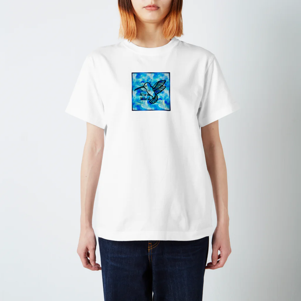 ❤Loveちゃんshop❤のハチドリさん（空色） Regular Fit T-Shirt