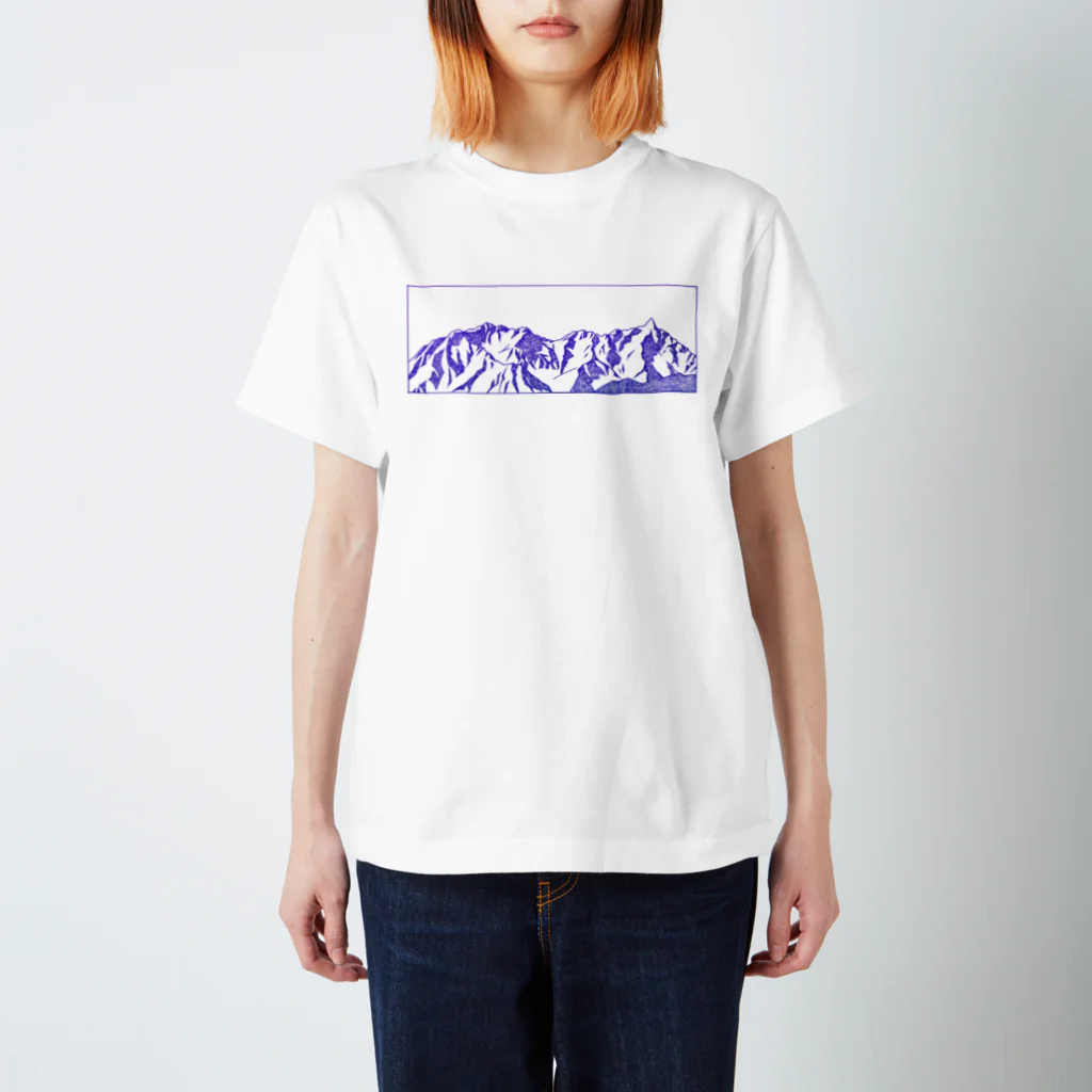 まつのき商店の槍穂高連峰　青ペン Regular Fit T-Shirt