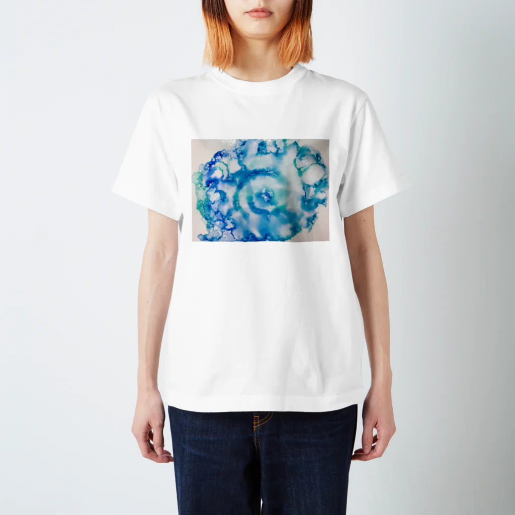 心のアトリエ-so★ra- のアルコールインクアート Regular Fit T-Shirt