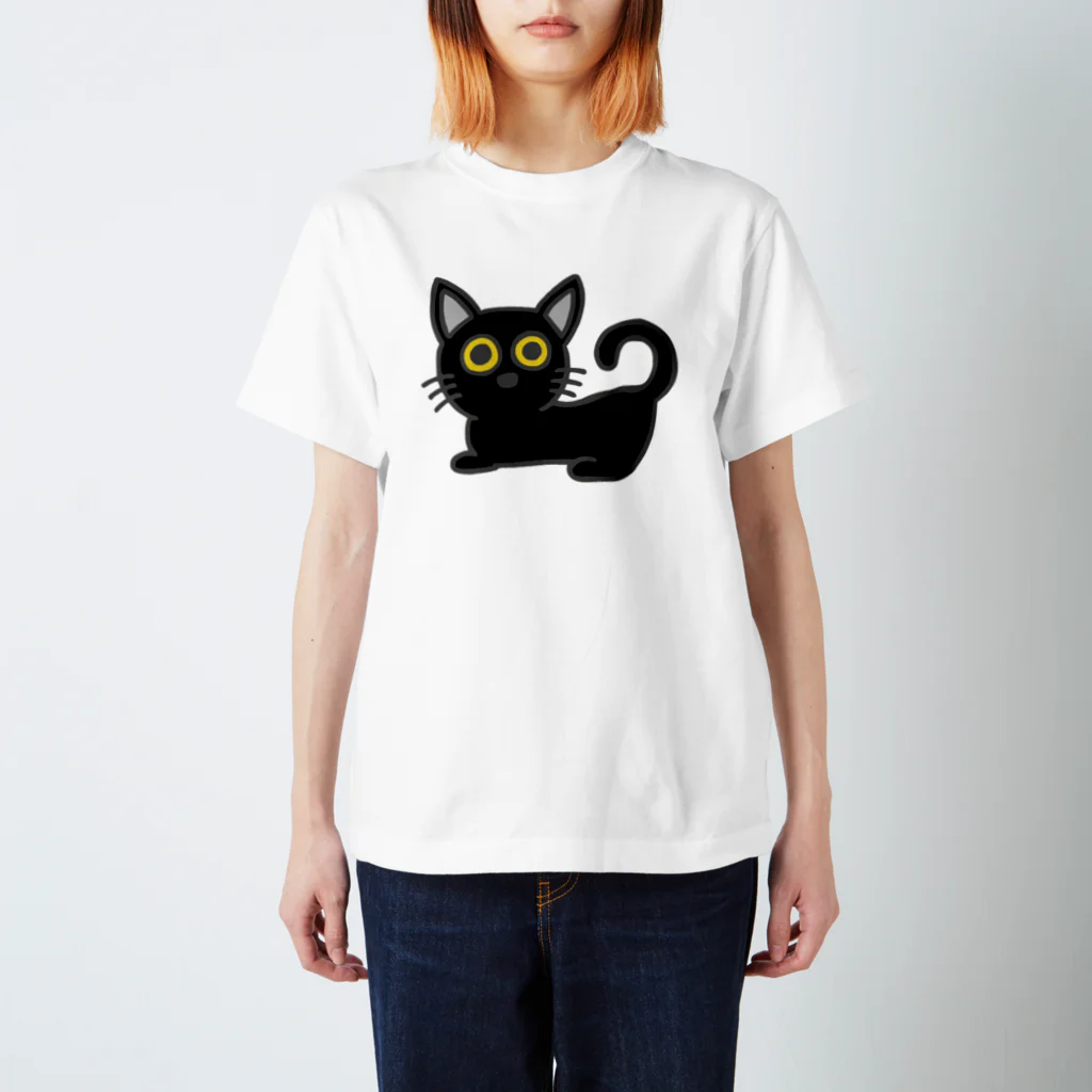 ムエックネの黒猫 スタンダードTシャツ