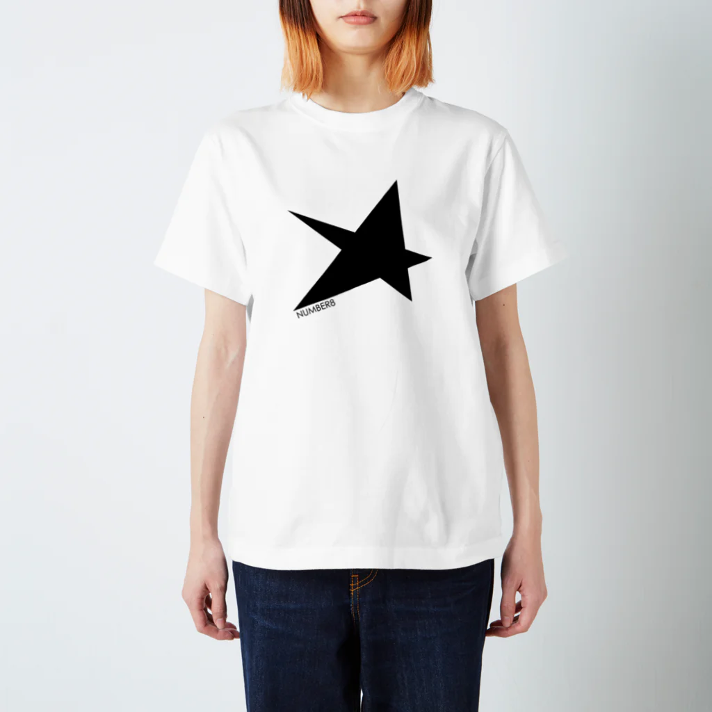 Number8（ナンバーエイト）のBIG STAR（星柄） Tシャツ スタンダードTシャツ