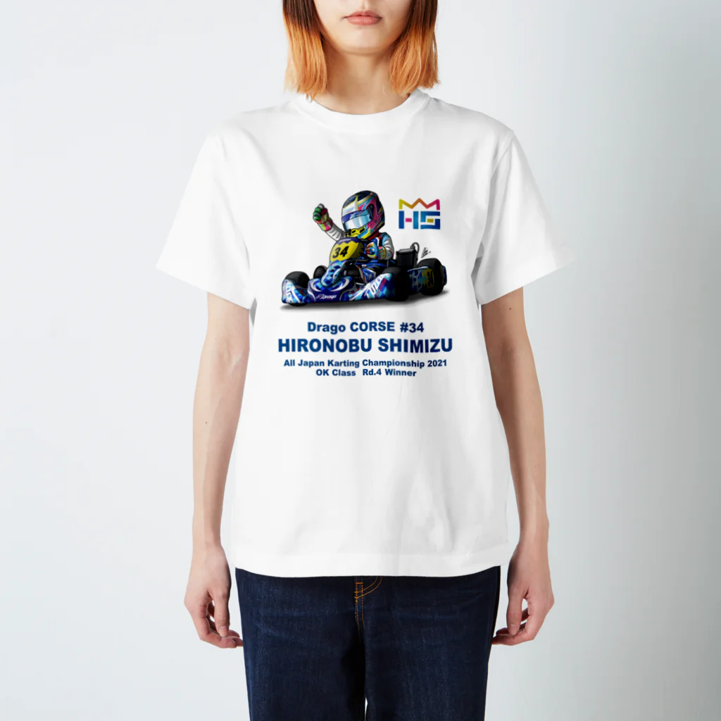 GRANDPRIX名古屋栄店の清水啓伸 SupportItems 初優勝Tシャツ スタンダードTシャツ