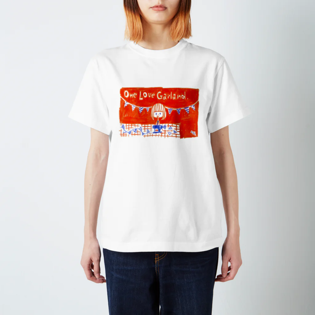 taiのone love garland スタンダードTシャツ