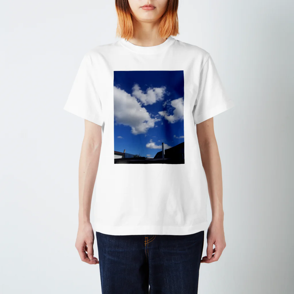 早乙女　ひかるのふぁっショーン　blue Regular Fit T-Shirt