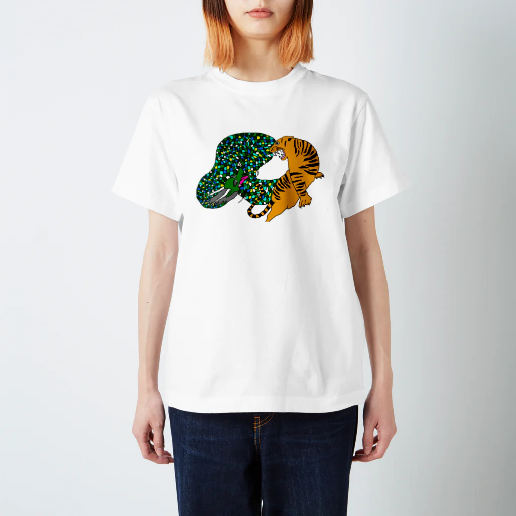 えび描きのりゅうこ白 Regular Fit T-Shirt